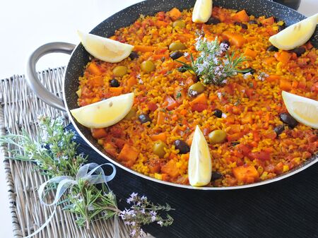 Kürbis-Paella
